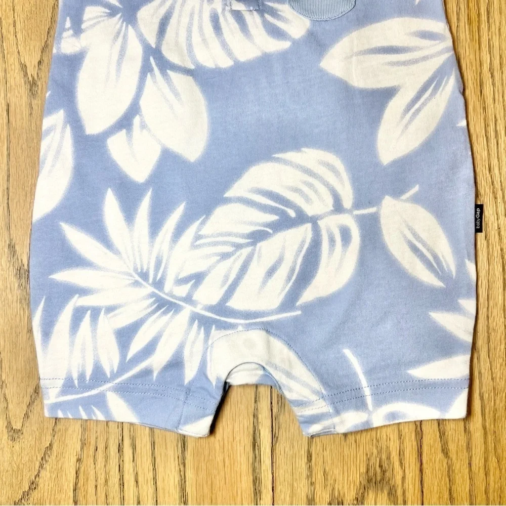 Baby Gap Baby Palm Tree Graphic Shorty One Piece Size 6-12 Months